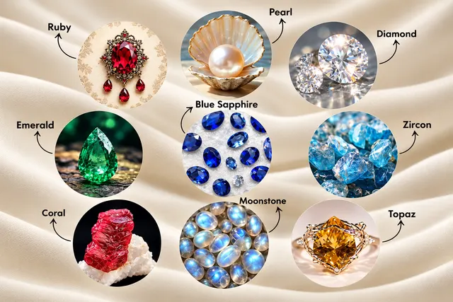 Gemstones, Pearls & Precious Stones
